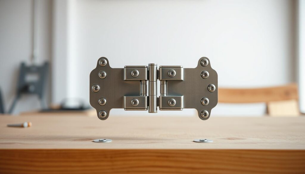 A professional-grade, high-quality photograph of a perfectly set up hinge mechanism, captured in natural daylight with exquisite 4K detail. The foreground showcases the intricate interplay of the hinge components, with the metal surfaces gleaming and the hinges rotating smoothly. The middle ground reveals the precise alignment and spacing of the hinges, while the background provides a clean, uncluttered workspace, allowing the viewer to focus on the technical precision of the setup. The overall scene conveys a sense of balance, functionality, and the meticulous attention to detail required for a flawless hinge pattern. A professional-grade, high-quality photograph of a perfectly set up hinge mechanism, captured in natural daylight with exquisite 4K detail. The foreground showcases the intricate interplay of the hinge components, with the metal surfaces gleaming and the hinges rotating smoothly. The middle ground reveals the precise alignment and spacing of the hinges, while the background provides a clean, uncluttered workspace, allowing the viewer to focus on the technical precision of the setup. The overall scene conveys a sense of balance, functionality, and the meticulous attention to detail required for a flawless hinge pattern.