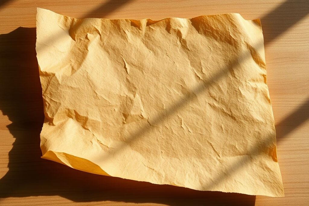 A crisp, aged parchment paper sheet with a worn, textured surface in warm, earthy tones. The paper lies flat on a simple wooden surface, casting soft, diffused shadows. The lighting is soft and natural, creating a serene, rustic atmosphere. The focus is sharp on the paper, drawing the eye to its intricate, time-worn details. The composition is balanced, with ample negative space to allow the parchment to take center stage, evoking a sense of simplicity and minimalism. This timeless, high-quality paper provides the perfect backdrop for crafting healthy, homemade protein bars. A crisp, aged parchment paper sheet with a worn, textured surface in warm, earthy tones. The paper lies flat on a simple wooden surface, casting soft, diffused shadows. The lighting is soft and natural, creating a serene, rustic atmosphere. The focus is sharp on the paper, drawing the eye to its intricate, time-worn details. The composition is balanced, with ample negative space to allow the parchment to take center stage, evoking a sense of simplicity and minimalism. This timeless, high-quality paper provides the perfect backdrop for crafting healthy, homemade protein bars.