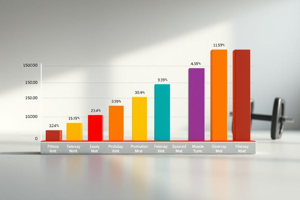 A detailed bar graph depicting the optimal protein distribution throughout the day for older weightlifters. The foreground features bold, colored bars representing protein intake at key meal times, with an emphasis on a balanced, high-protein breakfast and evenly spaced meals. The middle ground showcases a neutral, minimalist background with a clean, modern aesthetic, while the background subtly hints at the concept of muscle protein synthesis through a gentle, blurred gradient. Lighting is soft and diffused, creating a sense of clarity and focus on the main data visualization. The overall tone is informative yet visually appealing, tailored to effectively convey the nuances of nutrient timing for the target audience of older fitness enthusiasts. A detailed bar graph depicting the optimal protein distribution throughout the day for older weightlifters. The foreground features bold, colored bars representing protein intake at key meal times, with an emphasis on a balanced, high-protein breakfast and evenly spaced meals. The middle ground showcases a neutral, minimalist background with a clean, modern aesthetic, while the background subtly hints at the concept of muscle protein synthesis through a gentle, blurred gradient. Lighting is soft and diffused, creating a sense of clarity and focus on the main data visualization. The overall tone is informative yet visually appealing, tailored to effectively convey the nuances of nutrient timing for the target audience of older fitness enthusiasts.