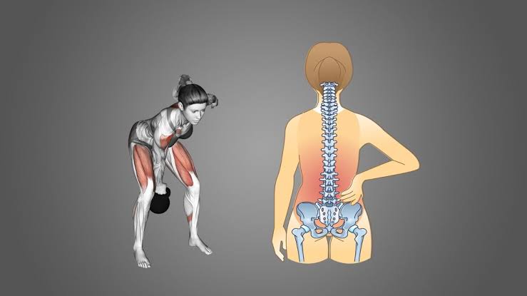 kettlebell swing lower back pain